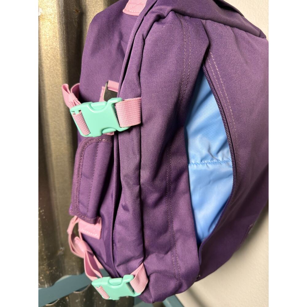Cabin Zero Classic Backpack 28L Carry On Travel Bag Purple Pink Commute School - Picture 2 of 12